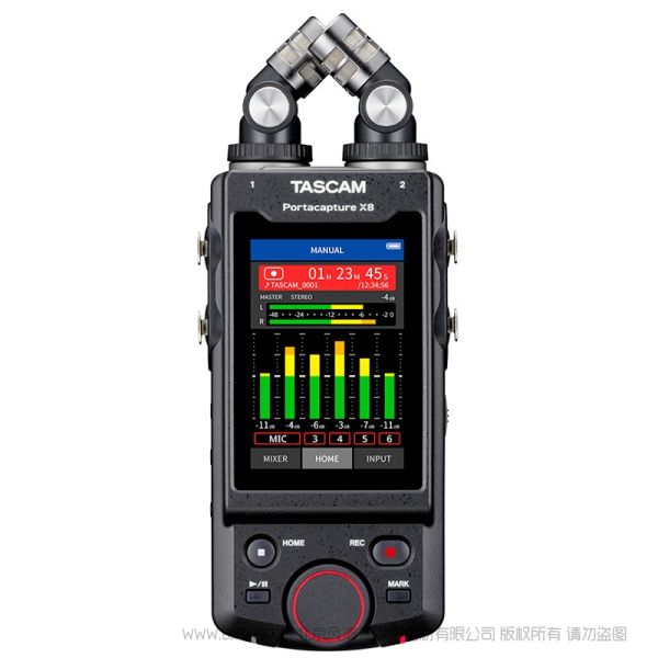 達(dá)斯冠 Tascam Portacapture X8 1.31固件下載 說明書下載 使用手冊 pdf 免費 操作指南 如何使用 快速上手