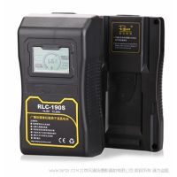 影宸 Rolux RLC-190S V口電池 適用單反相機攝像機監(jiān)視器led燈供電系統(tǒng)供電鋰電池 適用于索尼V口 含LCD顯示屏