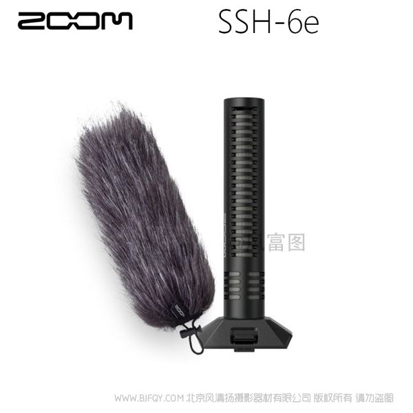 ZOOM SSH-6e 系列 瞄準和錄制,兼容 32 位浮點的立體聲槍式麥克風